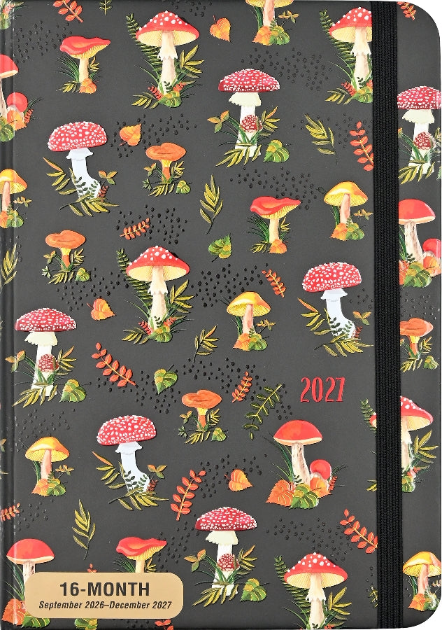 2027 Peter Pauper 16-month Agenda | Mushrooms
