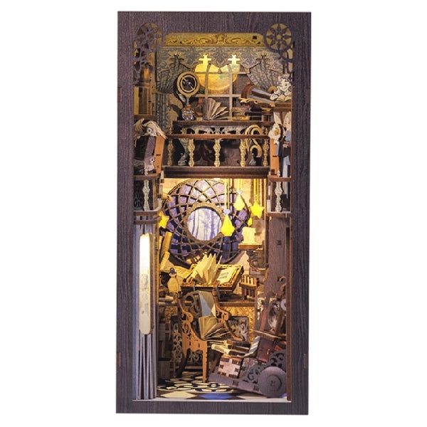 Miniature Diy Kit Book Nook | Nebula Common Room