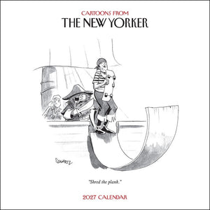 2027 New Yorker Cartoons Monthly Wall Calendar