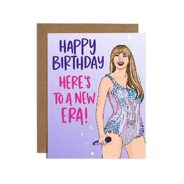 Taylor Swift New Era Birthday Card