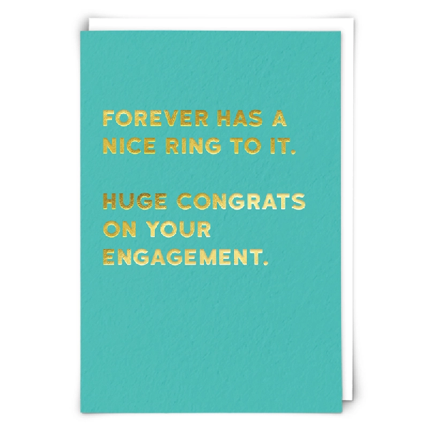 Nice Ring To It Engagement Card