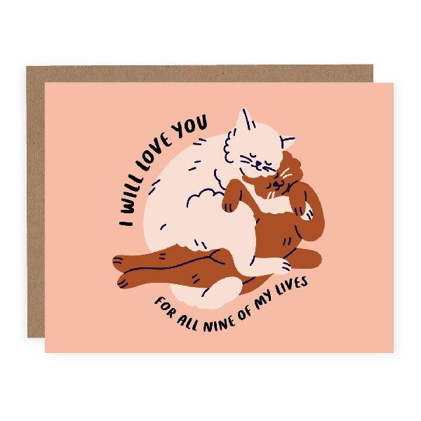 Nine Lives Love Card