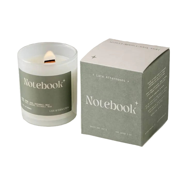 Late Afternoons Candle | Notebook