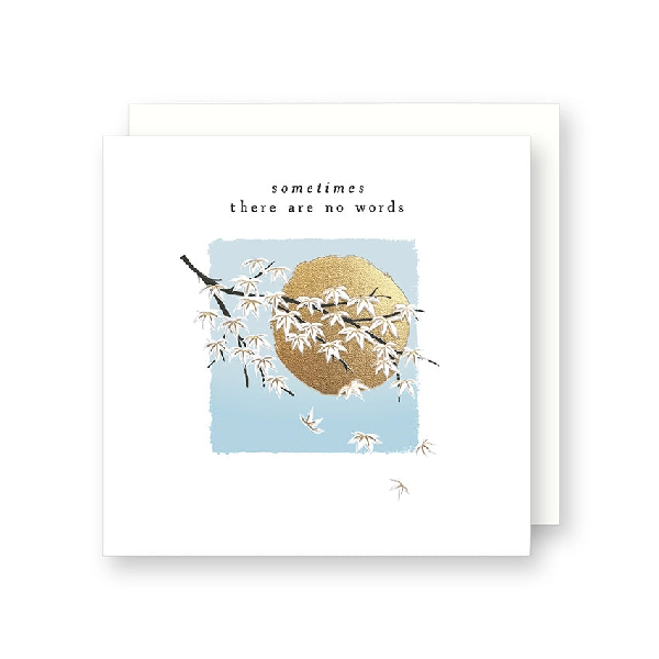 No Words Sympathy Card