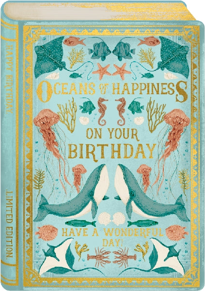 Oceans of Happiness Storybook Birthday Card