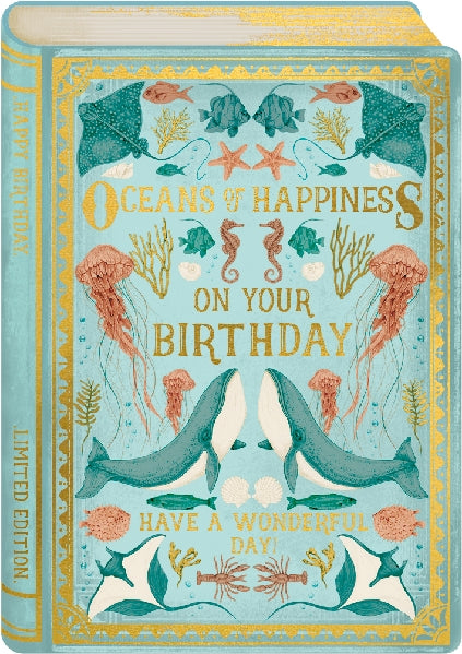 Oceans of Happiness Storybook Birthday Card