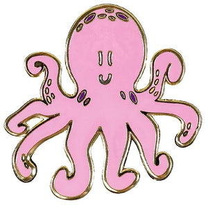 Octopus Enamel Pin