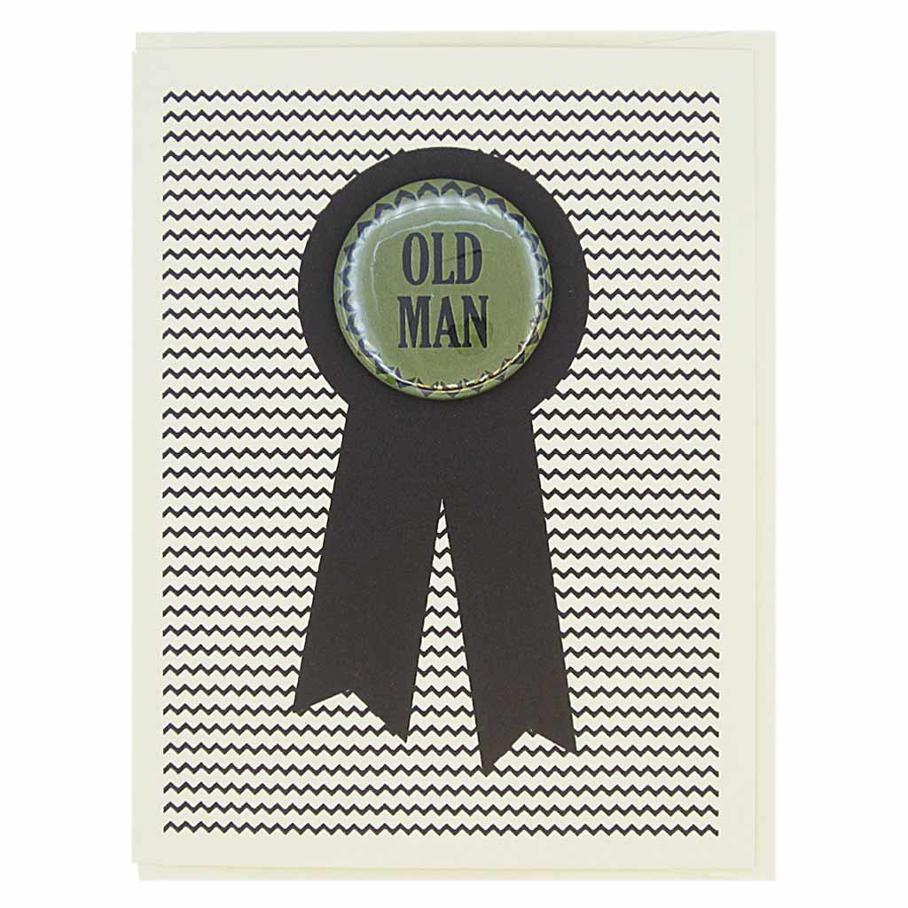 Old Man Birthday Card