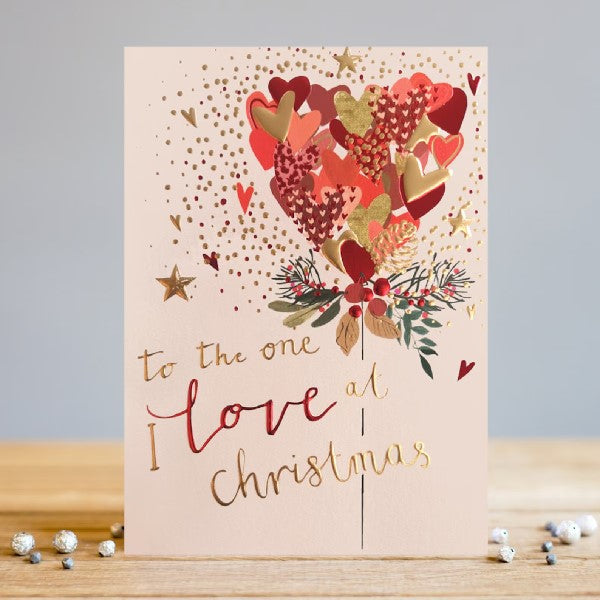 To The One I Love Christmas Card