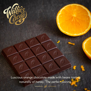 Willie's Cacao 50g Vegan Bar | Luscious Orange