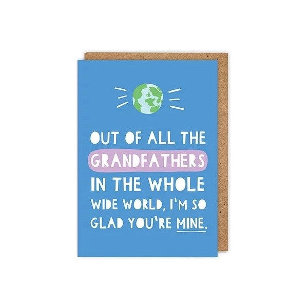 Out Of All The Grandfathers Father's Day Card