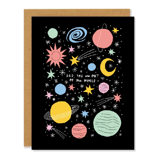 Out Of This World Father's Day Card