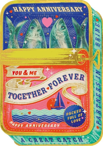 Partners In Brine Anniversary Card