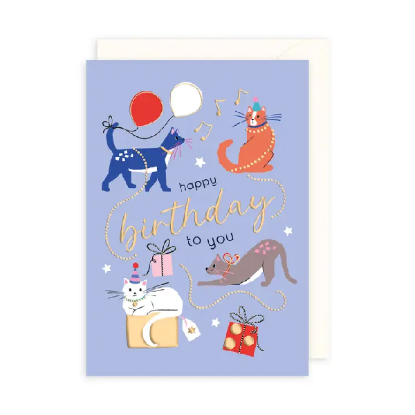 Kitty Party Birthday Card