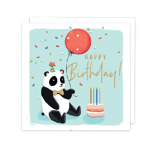 Panda Birthday Card
