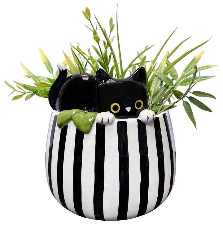 Peek-A-Boo Kitty Planter