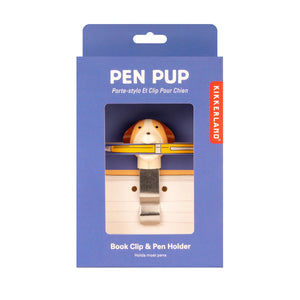 Pen Pup Book Clip & Pen Holder