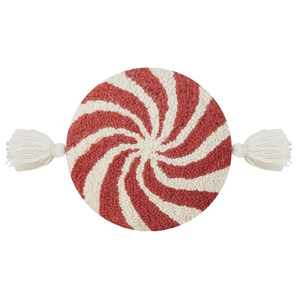 Peppermint Swirl Hook Pillow