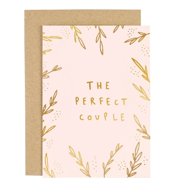 The Perfect Couple Wedding Card