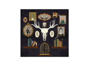 Piano Skeleton Halloween Pop Up Card
