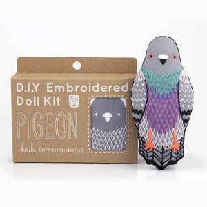 Kiriki Press Embroidery Kit | Pigeon