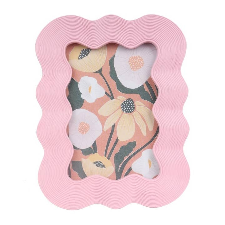 Pink Wave 4"x 6" Photo Frame