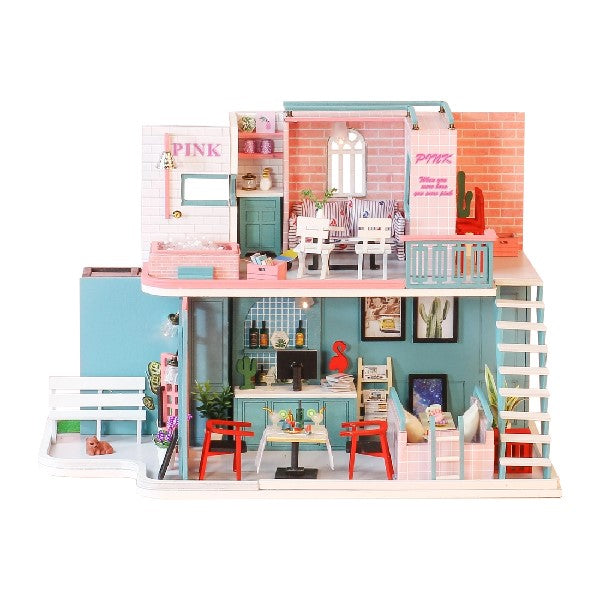 DIY Miniature House Kit | Pink Cafe