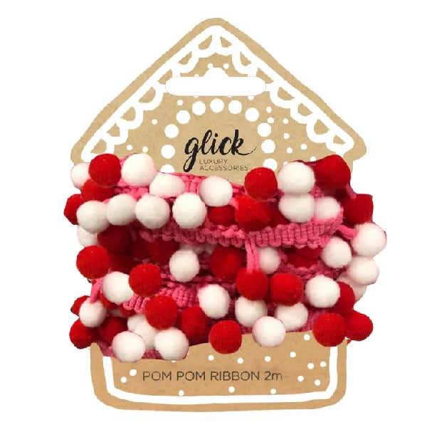 Festive Brights Pom Pom Gift Dressing