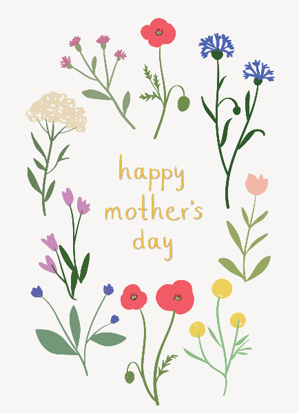 Poppies Mother's Day Card