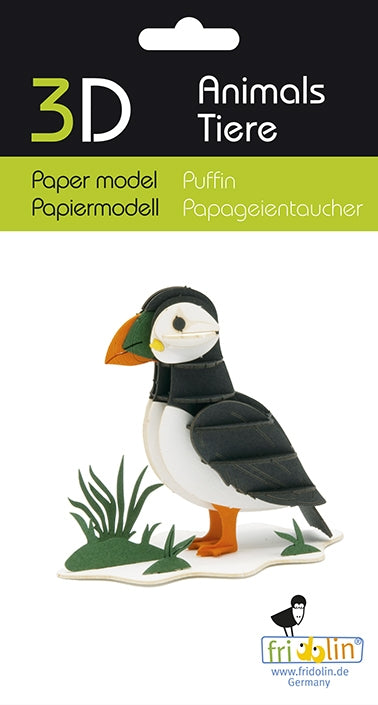 Puffin 3D Paper Model