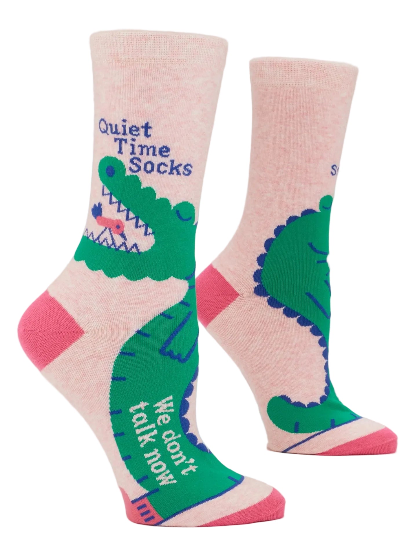 Blue Q Women's Crew Socks | Quiet Time Socks
