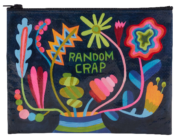 Blue Q Zipper Pouch | Random Crap