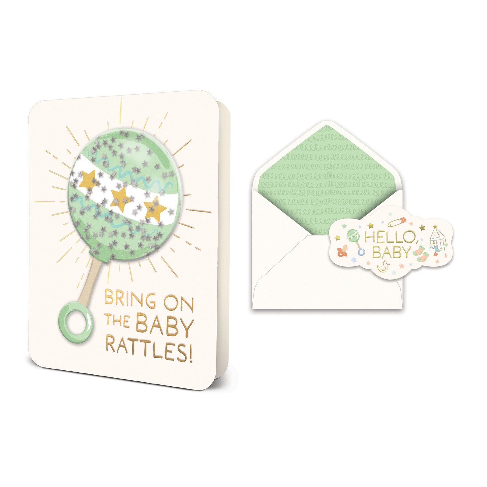 Ready To Rattle Baby Card