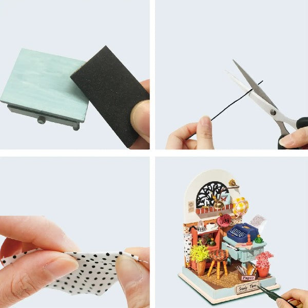 DIY Miniature House Kit | Mini Record Mood
