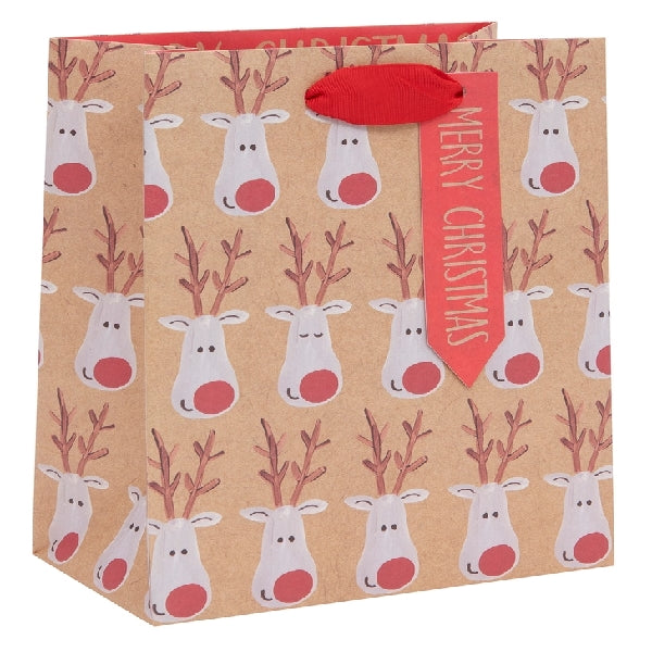 Medium Reindeer Selfie Gift Bag