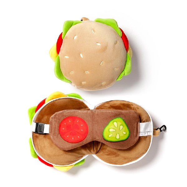 Relaxeazzz Kids & Adult Travel Pillow | Burger