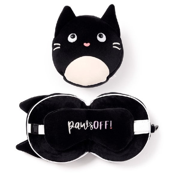 Relaxeazzz Kids & Adult Travel Pillow | Cat