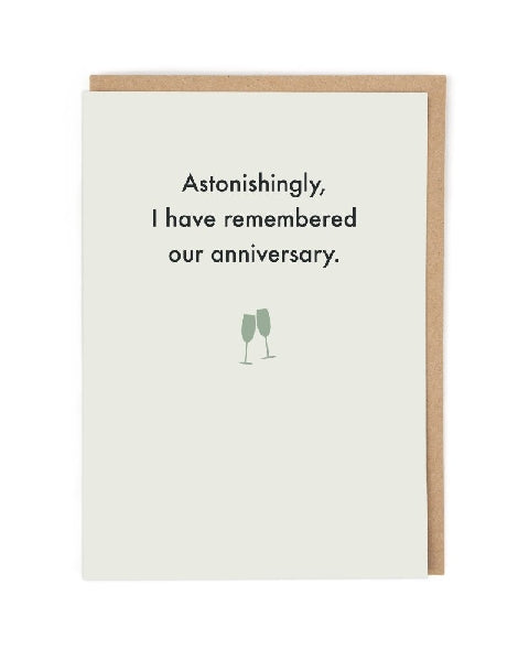 Cheers Anniversary Card