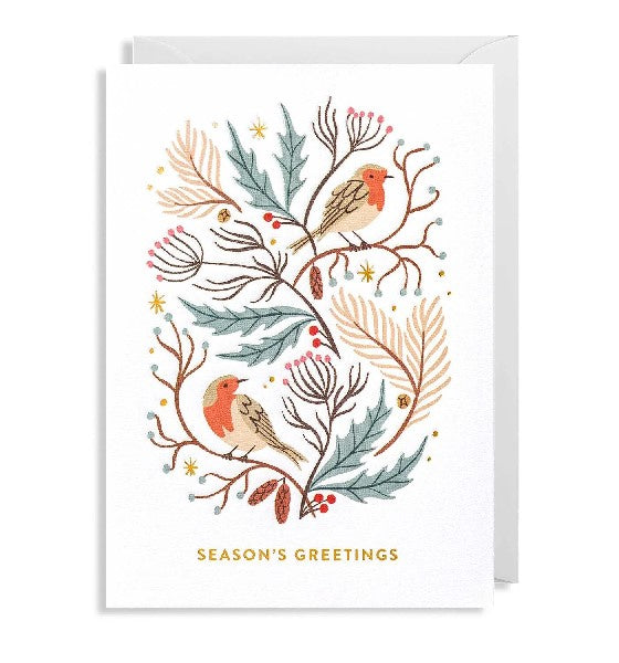 Robins Christmas Card