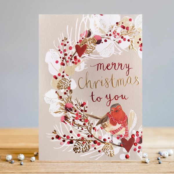 Merry Christmas To You Robin Christmas Card