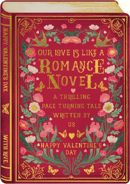 Romance Novel Valentines Card