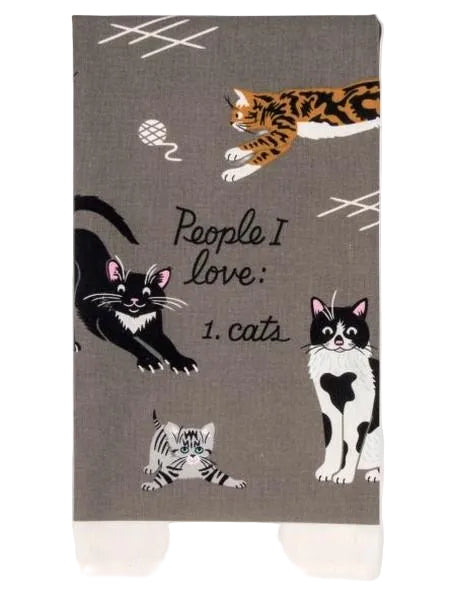 Blue Q Dish Towel | People I Love Cats