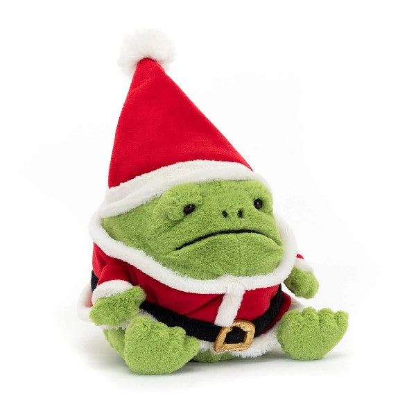 Jellycat Santa Ricky Rain Frog Plush