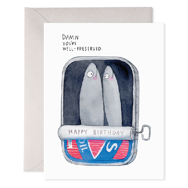 Well Preserved Birthday Card