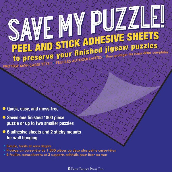 Save My Puzzle Adhesive Sheets