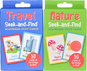 Seek-And-Find Scavenger Hunt Card Set | Nature And Travel