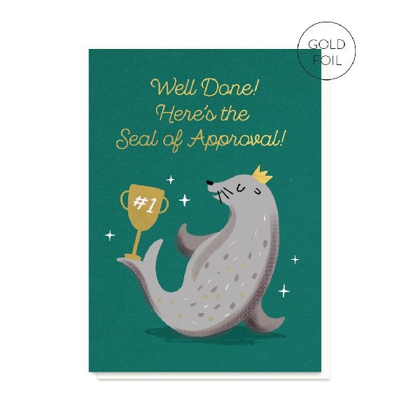 Seal Of Approval Congratulations Card