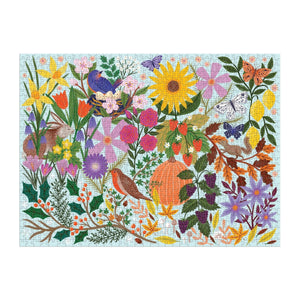 Galison 1000 Piece Puzzle | Seasons In Bloom