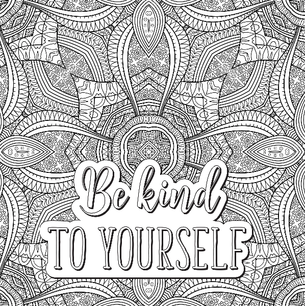 Self Care Colouring Book