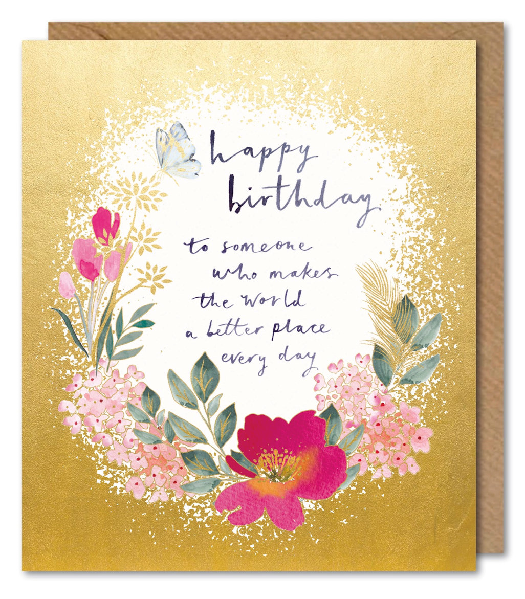 Sentiment Birthday Card